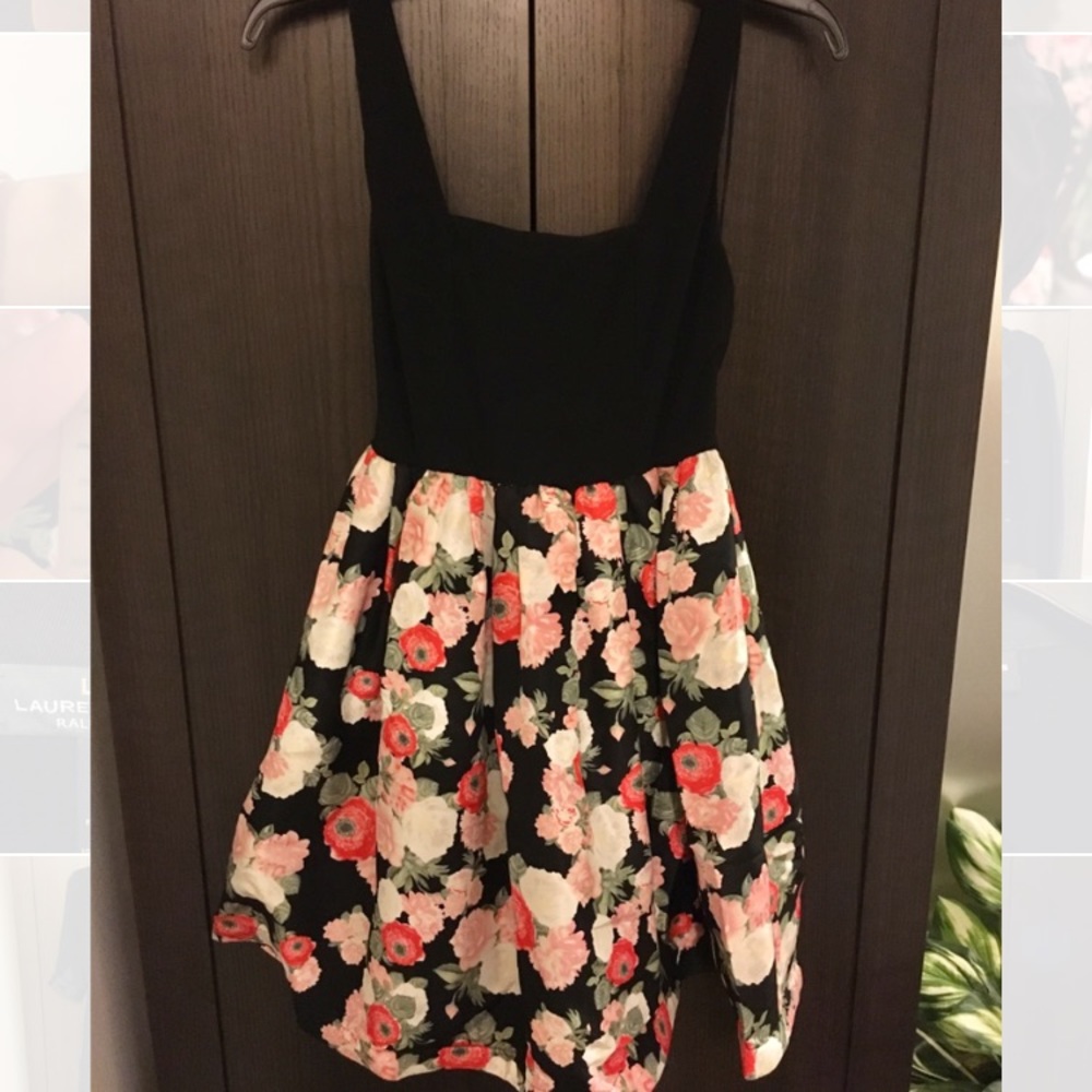 Alice + Olivia Floral Silk Dress